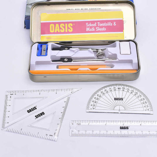 Free Sample Geometric Instruments Box-مجموعة أدوات هندسية