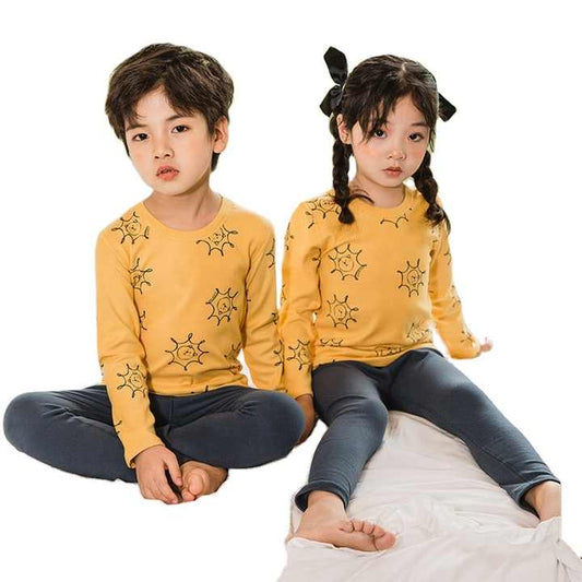 Custom Thick Winter Long Sleeve Pijamas Pajama Set 