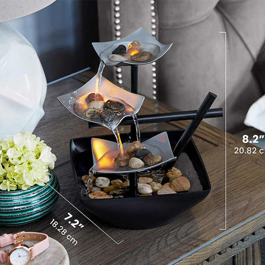 ديكور المنزل نافورة مياه متدفقة  -