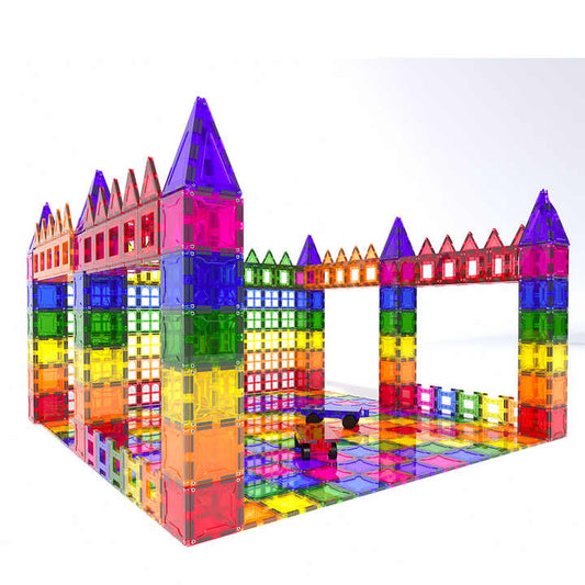 Magnetic building block toys for kids ages 3 and up. 