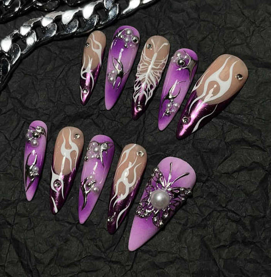JOYPET New Fashion Design Custom-Long Artificial Nails 