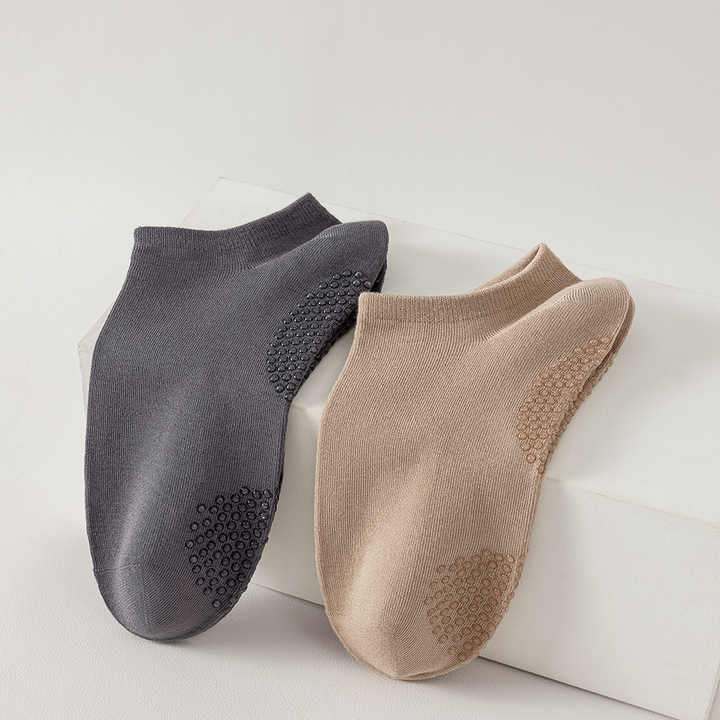 Men's Casual Breathable Organic Bamboo Socks Solid 