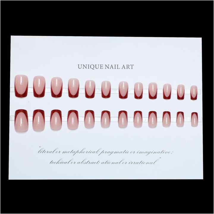 False Nails Faux Ongles Avec-أظافر صناعية