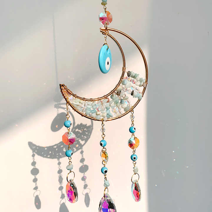 High Quality Natural Crystal Sun Catch Moon Catch 