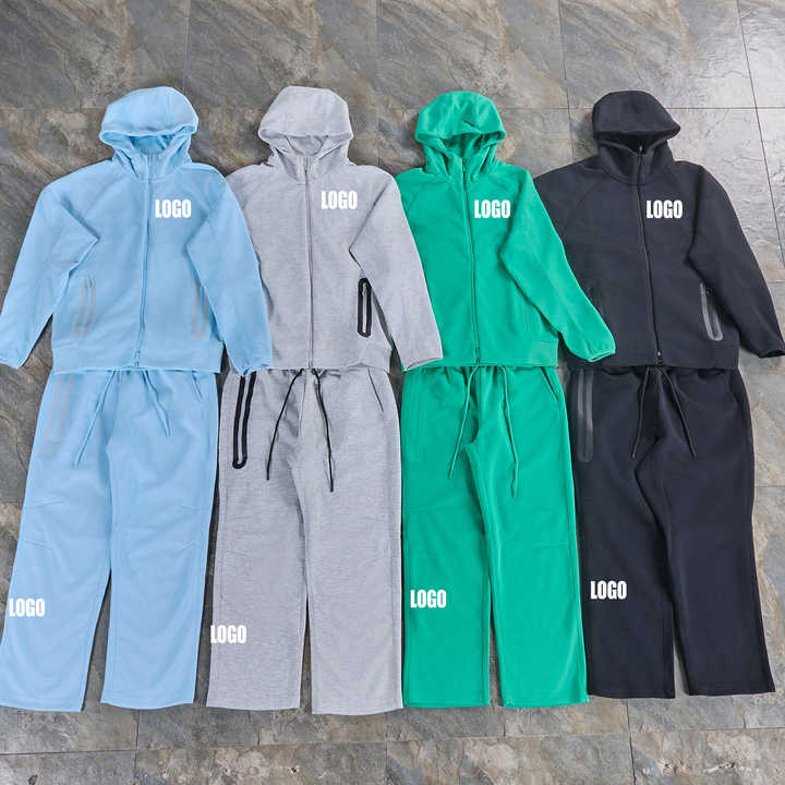 Zip-up hoodies, hoodie jackets and sweatpants for men and women 