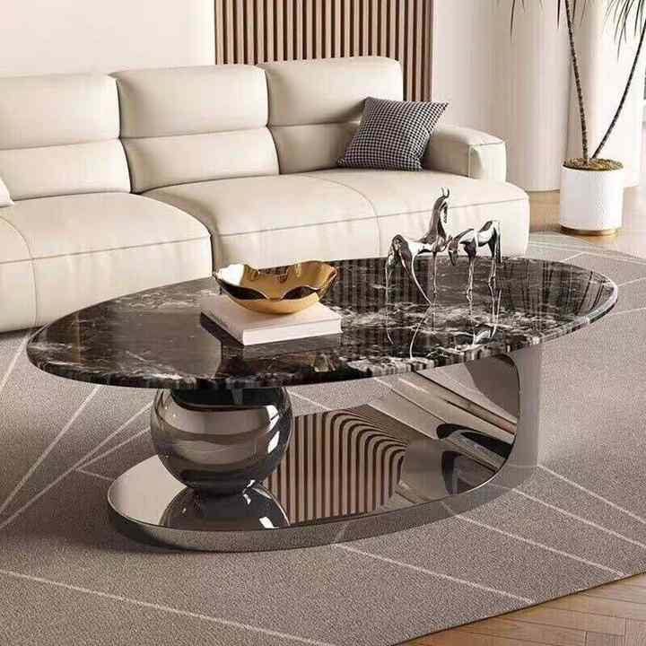 Modern luxury small round mobile coffee tables 