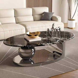 Modern luxury small round mobile coffee tables 