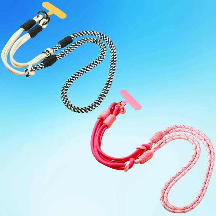 Wholesale Adjustable 5" Crossbody Lanyard for Cell Phone Colorful Neck Strap with Phone Clip 