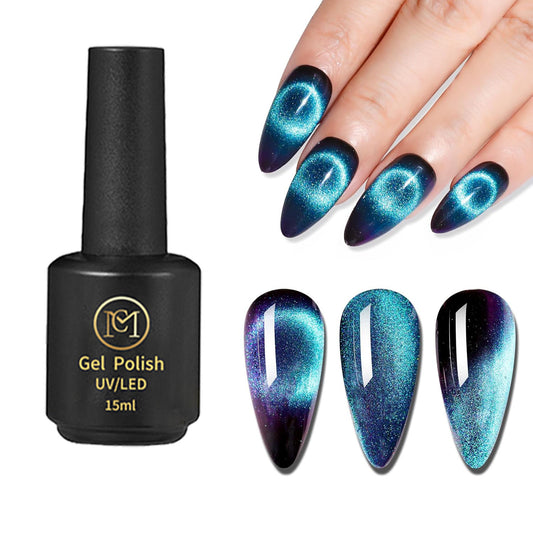 طلاء اظافر جل أرجواني لامع