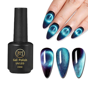 طلاء اظافر جل أرجواني لامع