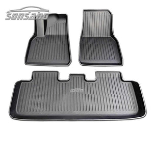 Sunsang Guangzhou Car Mats Factory TPE Car Floor Mats for Tesla Model Y 5d 