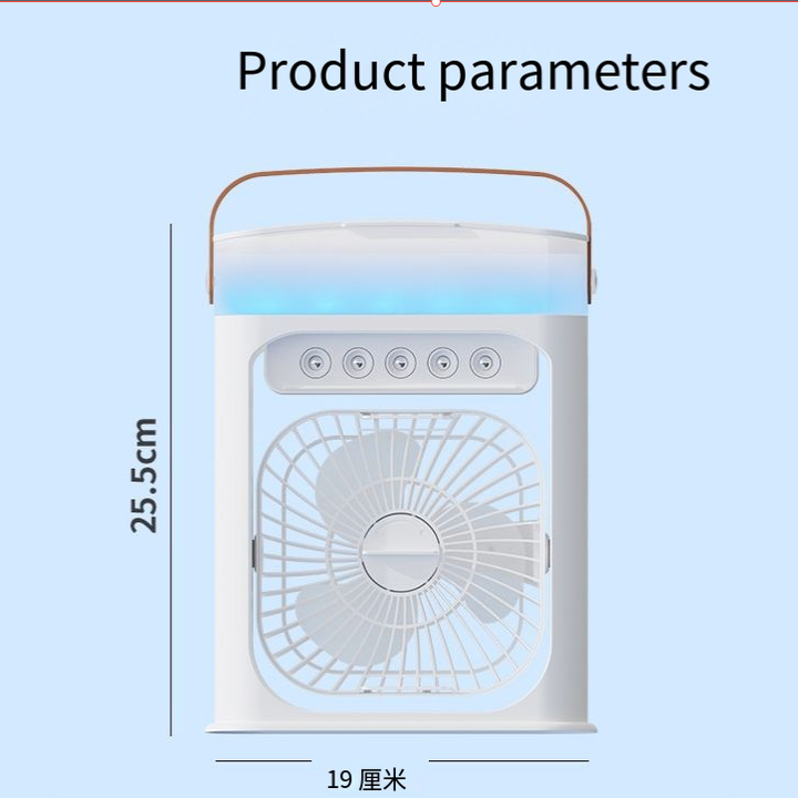 مروحة Zaidtek خفيفة الوزن محمولة بمنفذ USB  .   Zaidtek Portable Lightweight USB Rechargeable Fan