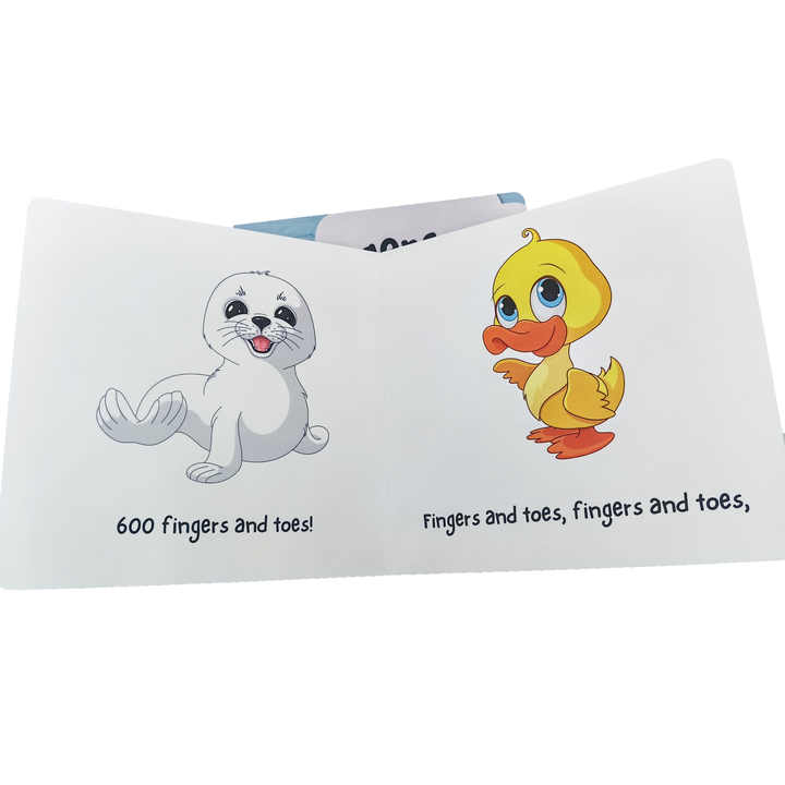 Children's books made from custom glossy paper 