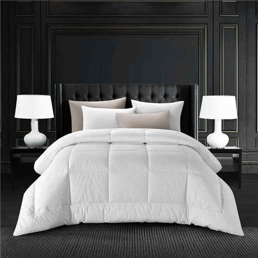 Guesthouses Brushed Cotton with Filling Duvet White Soft Cotton Bed Sheet Set 