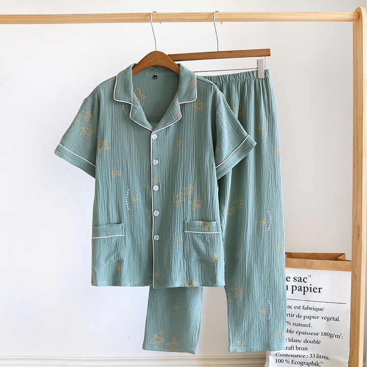 Cotton pajama set .. طقم بيجامة قطنية