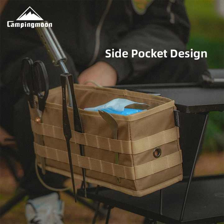 Outdoor Camping Picnic Table Side Storage Bag, Office 