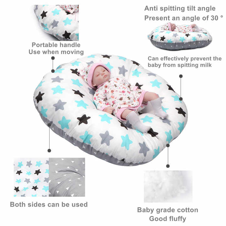 Super Soft Cotton Baby Snuggle Nest Bed 