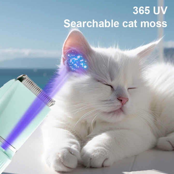 4 في 1 مجموعة قص وتزيين حيوانات أليفة جديدة . 4 in 1 New Low Noise Pet Clipper and Grooming Kit,
