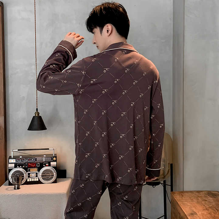 Winter, Nighty Designs, Men's Cotton Pajamas 