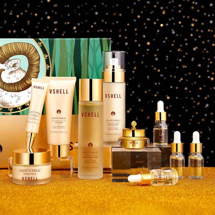 مجموعة العناية بالبشرة من حليب الماعز - Goat Milk Skin Care Set In Stock From Original
