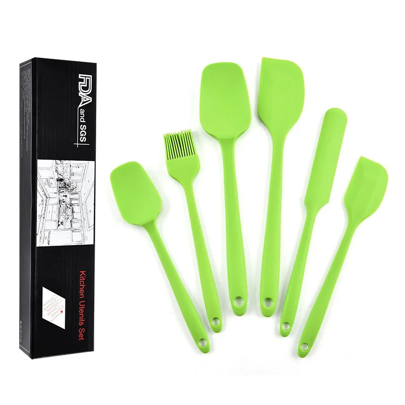 6-piece silicone spoons 