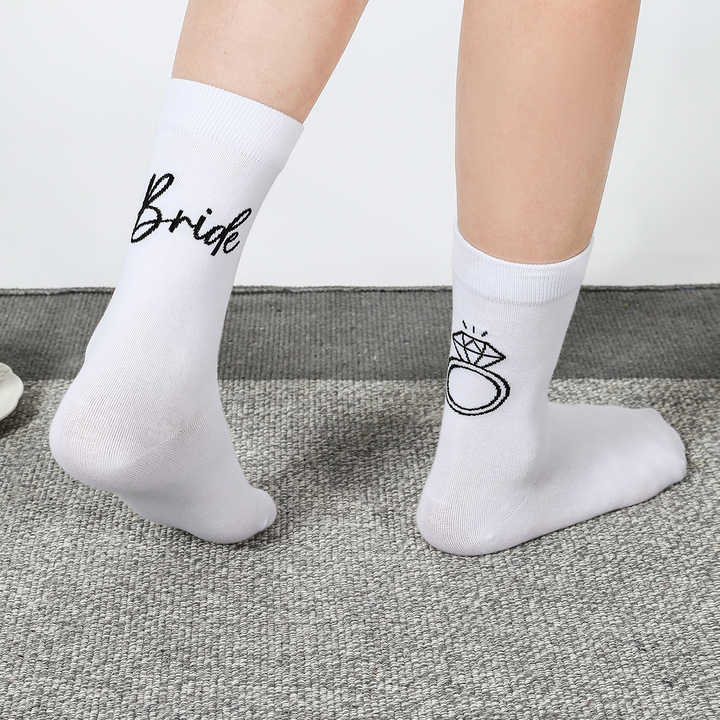 Team Bride Chic Socks - The Perfect Bride to Be Bachelorette Party Gift 