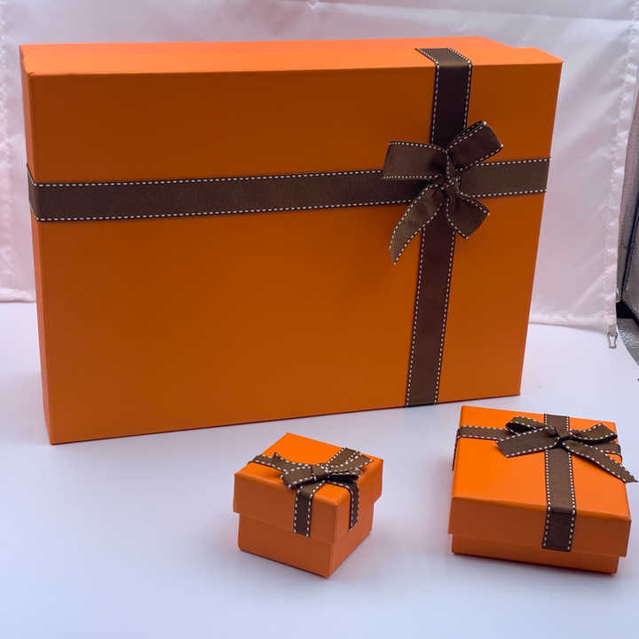 Orange Christmas Gift Box Spot Christmas Gift Box Creative Halloween Gift Box 