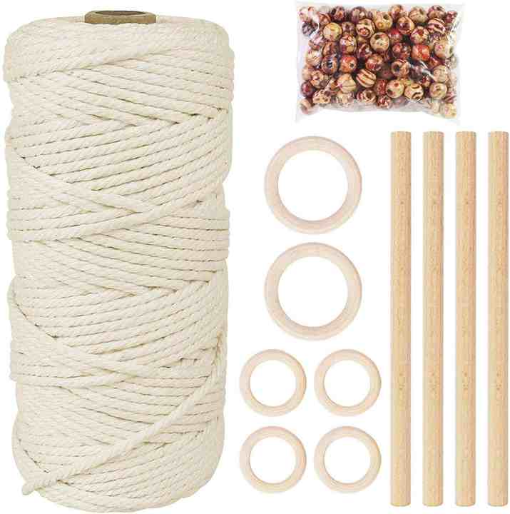 Natural macrame rope 