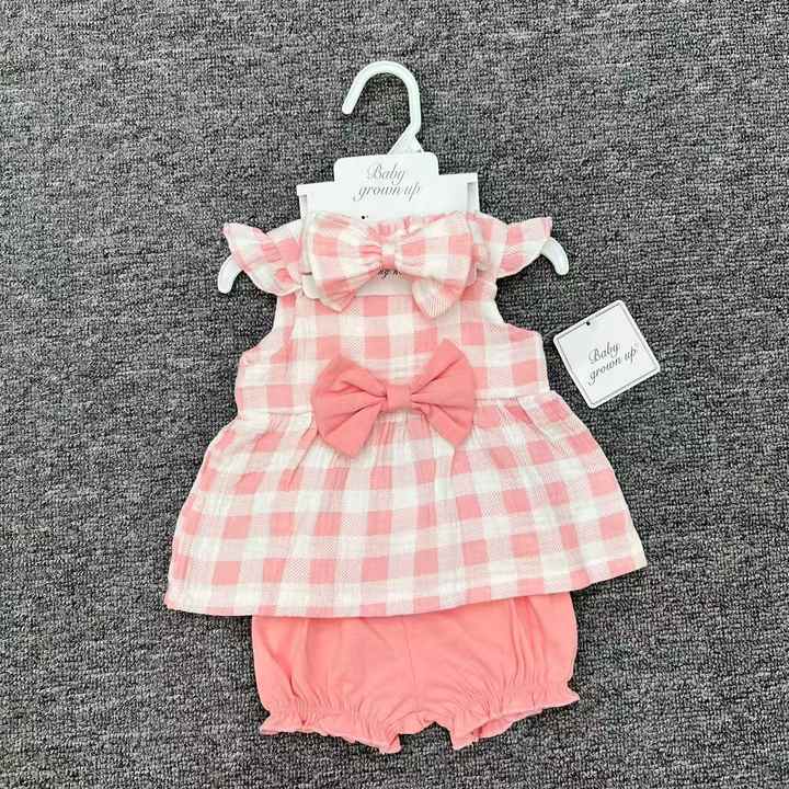 3-piece summer baby clothes set 
