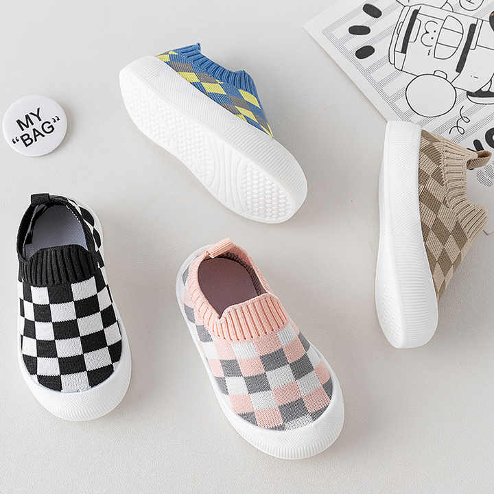 Girls' soft cotton flat shoes 