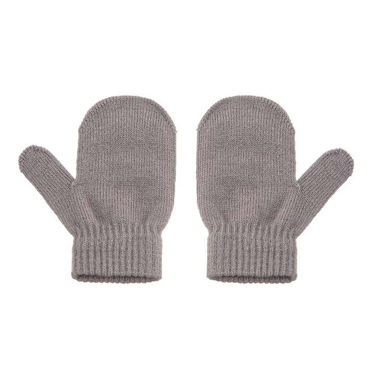 Thick Baby Hats with Double Pompom Kids Hats and Gloves 