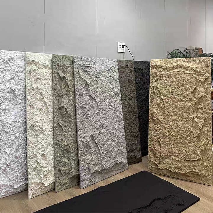 لوحة حائط ثلاثية الأبعاد - Artificial Polyurethane Stone Wall Panel
