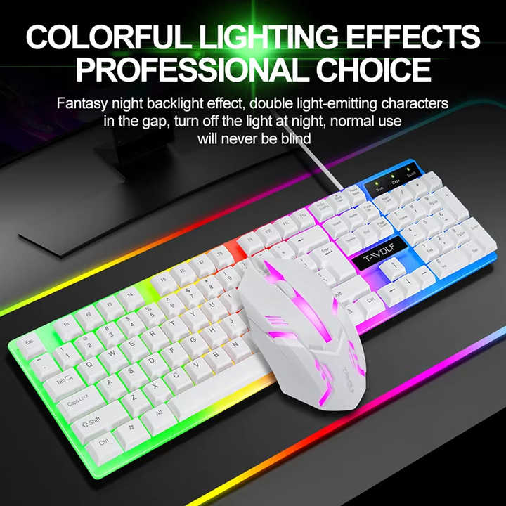 Great Deal TF230 Rainbow 7 Color White Backlit 