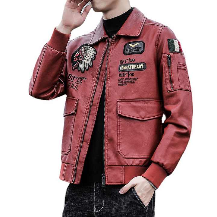 Men's Leather T-Shirt 