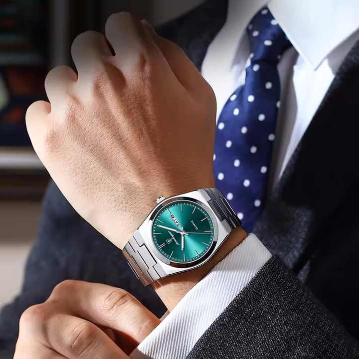 POEDAGAR 930 ساعة رجالية فاخرة جديدة من . POEDAGAR 930 New Luxury Men's Watch Stainless Steel