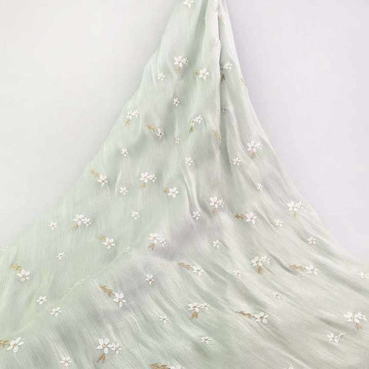 قماش شيفون مزهر