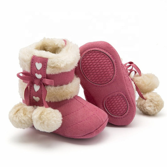 بوت بنات ثلجية شتوية