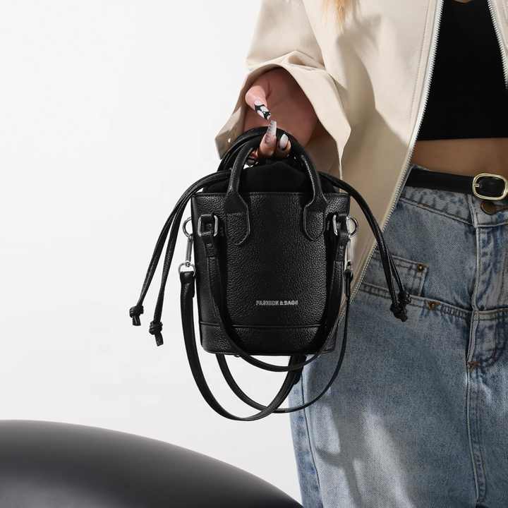 حقيبة كتف كروس بودي عصرية من الجلد الصناعي - Fashion PU Leather Crossbody Shoulder Bag