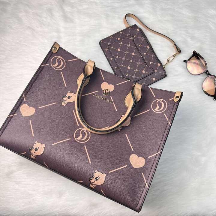 Luxury Women's Large Leather Shoulder Bag