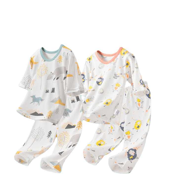 Long sleeve summer pajamas set 