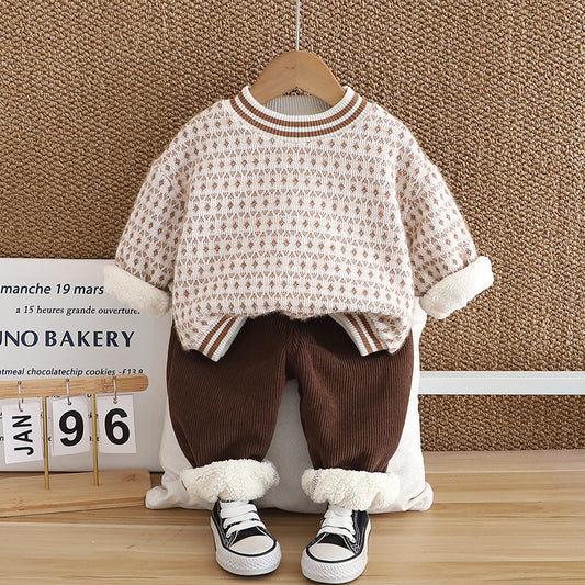 بدلة أولاد شتوية جديدة