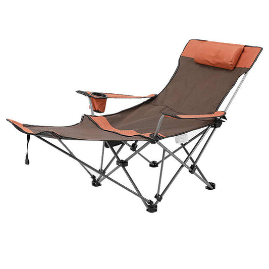 Foldable beach lounge chair 