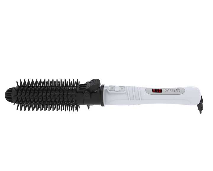 مكواة شعر مزدوجة الجهد من OEM مع فرشاة شعر . OEM Dual Voltage Hair Straightener with Hair Brush
