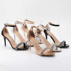Women's summer heeled shoes 
