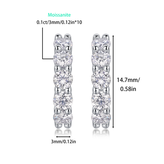 Lab-grown moissanite carats 