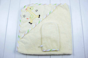 Baby Bath Towel Poncho-منشفة أطفال بغطاء رأس