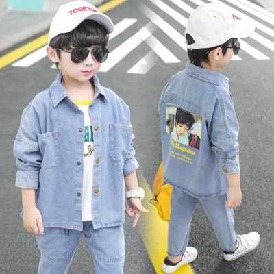 Summer Jeans for Boy Kids - Denim Clothing Set 