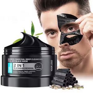 Private Label Natural Face Mud Peel off Mask Men Face 