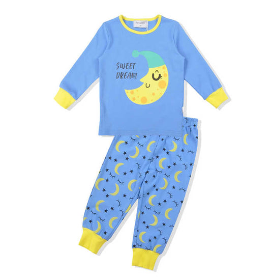 بيجامات أطفال قطنية كم طويل