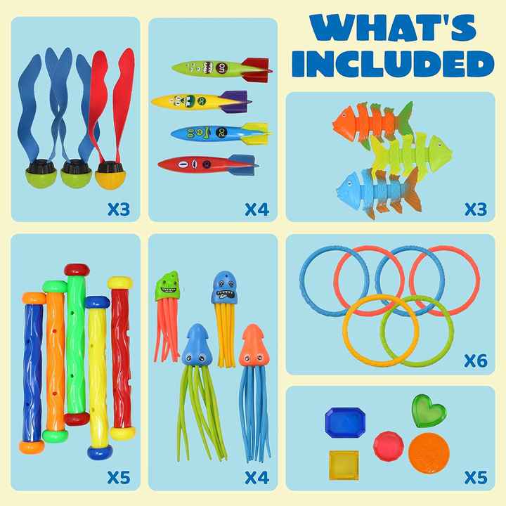 Kids Pool Toys Set-مجموعة ألعاب